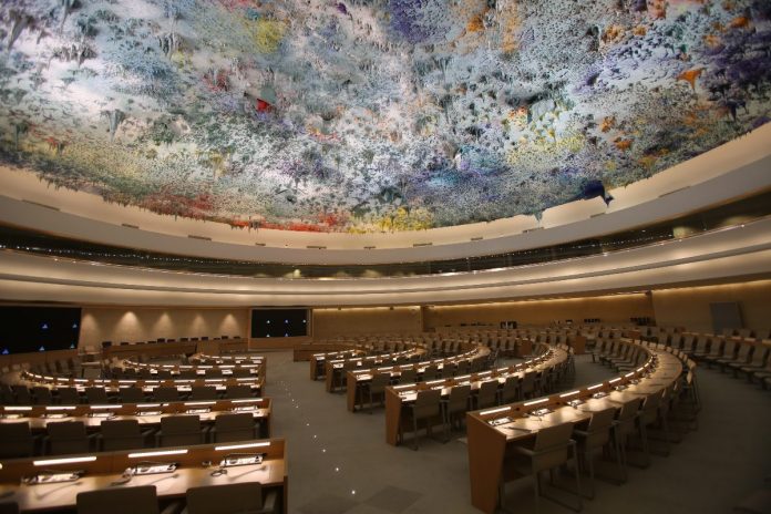 Sala obrad Rady Praw Człowieka ONZ