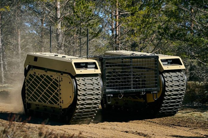 themis THEMIS ( Tracked Hybrid Modular Infantry System ), bezzałogowy pojazd naziemny (UGV). Foto: wikimedia
