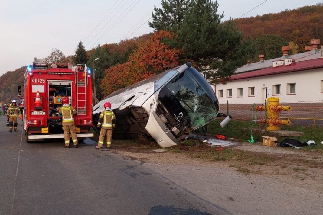 Wypadek Autokaru Na Podkarpaciu Siedem Osób Trafiło Do Szpitala Foto Nczascom 5190