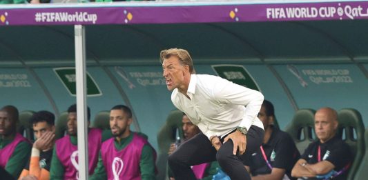 Trener Arabii Saudyjskiej Herve Renard Źródło: PAP/DPA