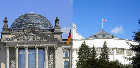 Parlamenty Niemiec i Polski Źródło: WikiMedia, collage