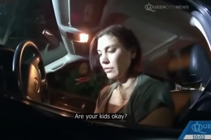 Hope Solo podczas policyjnej interwencji.