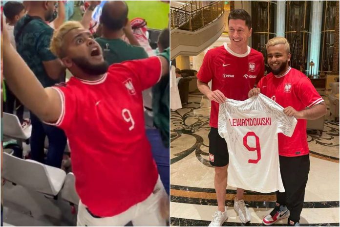 Lewandowski spotkał się z kibicem.