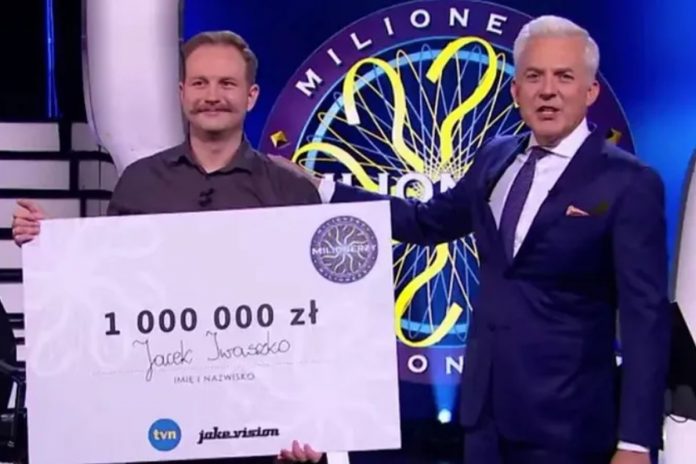 Jacek Iwaszko wygrał milion w 