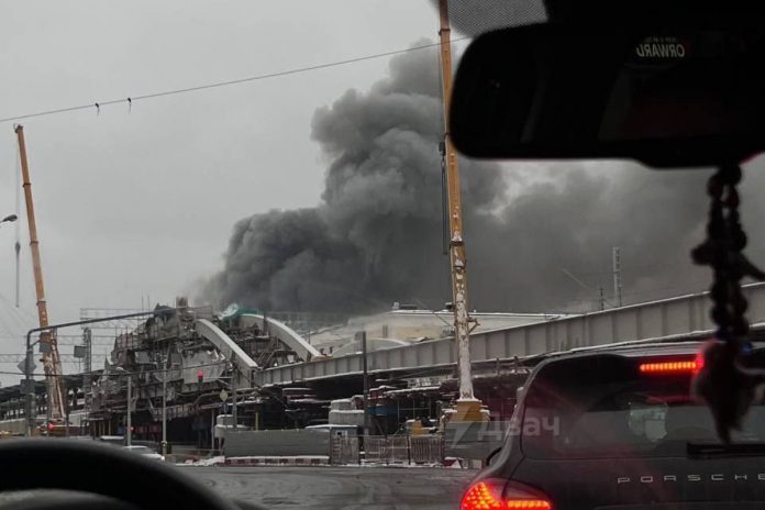 Pożar w Moskwie. Foto: tter