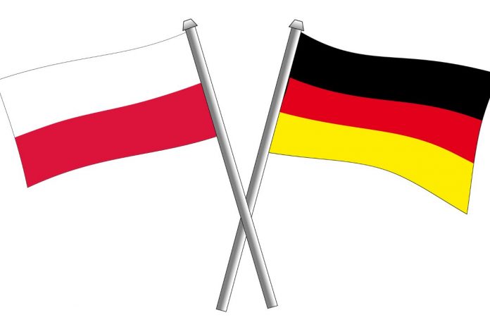 flagi-polska-niemcy Flagi Polski i Niemiec.