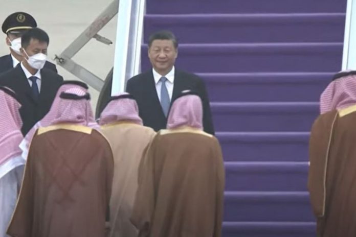 Xi Jinping w Arabii Saudyjskiej.