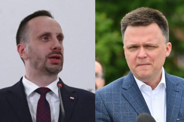 Janusz-Kowalski-Szymon-Hołownia-nczas Janusz Kowalski, Szymon Hołownia Źródło: PAP, collage