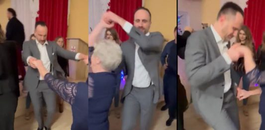 Janusz Kowalski z Solidarnej Polski Zbigniewa Ziobry wymiata na parkiecie Źródło: Twitter