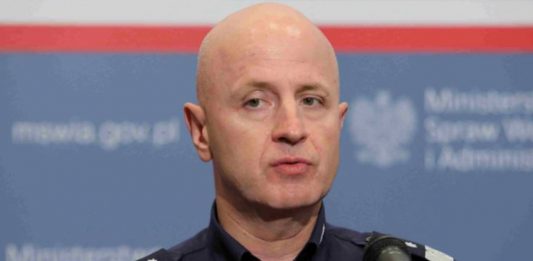 Jarosław Szymczyk, komendant główny Policji. Foto: PAP/EPA