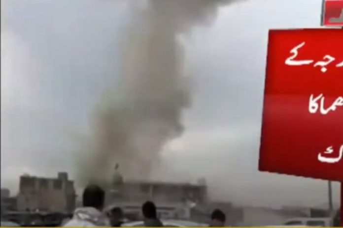 Eksplozja w Kabulu / Foto: screen YouTube/Aaj TV Official