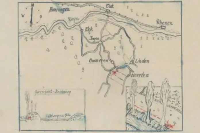 Mapę opublikowano po 78 latach (National Archives)