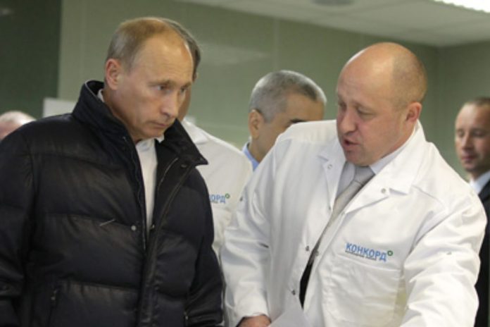 Władimir Putin oraz Jewgienij Prigożyn.