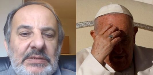 Ksiądz Tadeusz Isakowicz-Zaleski, papież Franciszek Źródło: YouTube/ ks. Tadeusz Isakowicz-Zaleski / PAP, collage