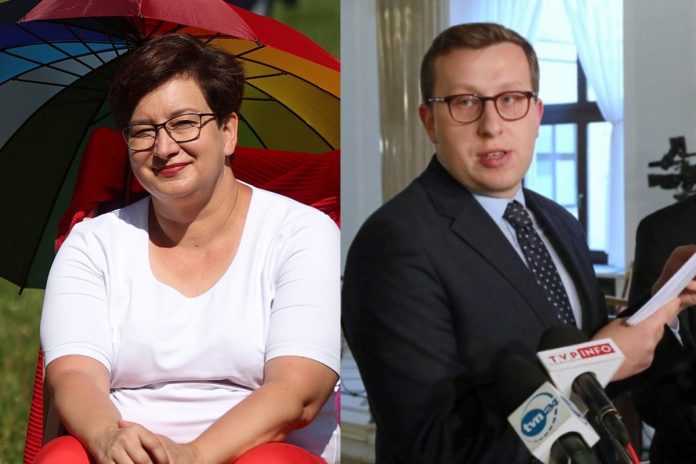 Monika Falej, Tomasz Grabarczyk Źródło: PAP, collage