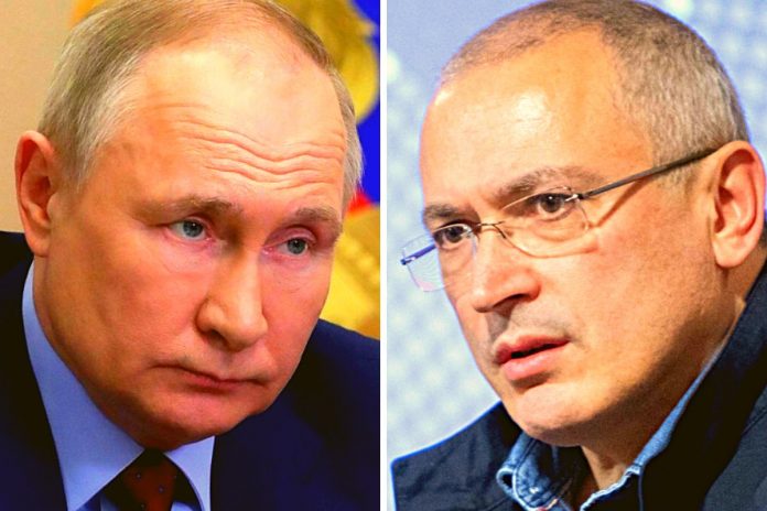 Władimir Putin i Michaił Chodorkowski. Zdjęcia: PAP/EPA, rodzinne archiwum Michaiła Chodorkowskiego