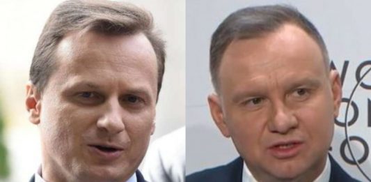 Tomasz Sommer, Andrzej Duda Źródło: PAP, Twitter, collage