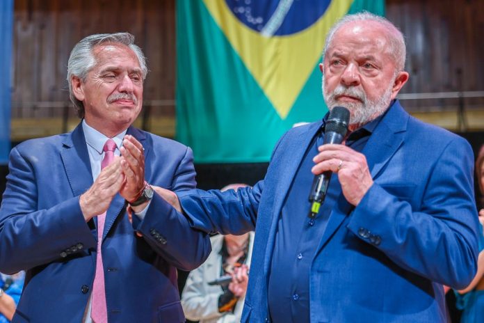 Alberto Fernandez oraz Lula da Silva.
