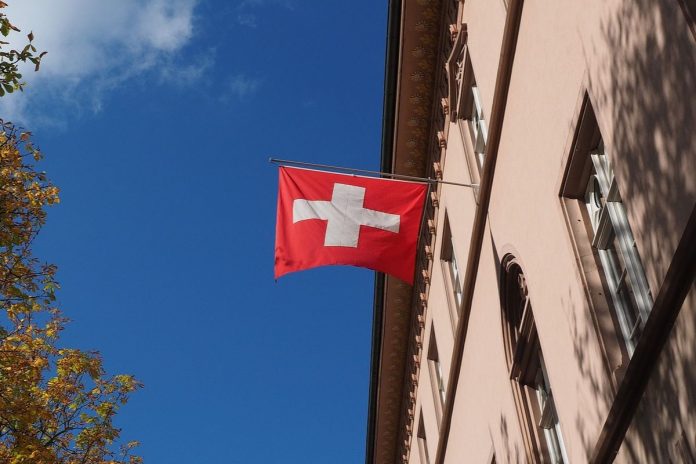 Flaga Szwajcarii.
