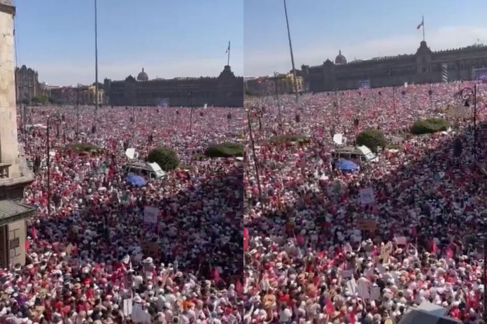 Pół miliona osób protestowało w niedzielę przed siedzibą prezydenta Meksyku Andresa Manuela Lopeza Obradora.