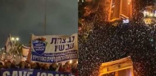Ponad 100 tysięcy osób protestowało w sobotę wieczorem na ulicach izraelskich miast przeciwko rządowym planom reformy wymiaru sprawiedliwości.