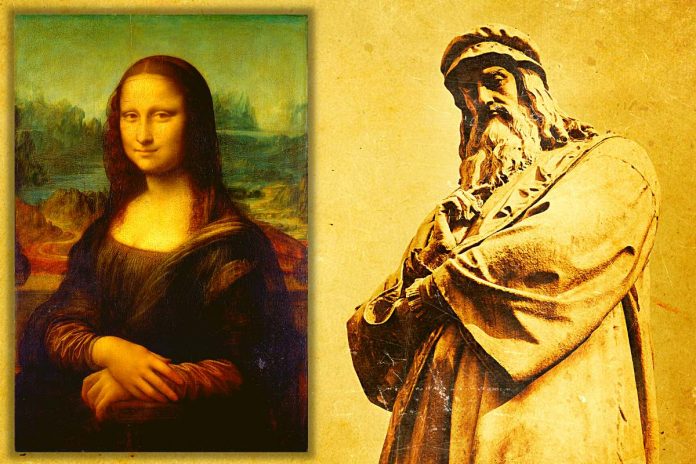 Portret Mona Lisy i jego twórca, Leonardo da Vinci. Zdjęcie: Canva (kolaż)