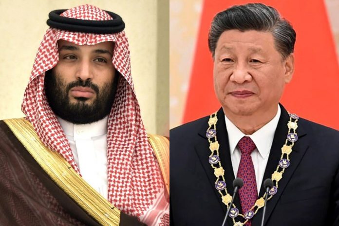 Mohammad bin Salman oraz Xi Jinping