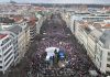 Protest w Pradze przeciwko biedzie. Foto: PAP/CTK