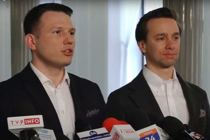 Sławomir Mentzen i Krzysztof Bosak z Konfederacji. Foto: print screen yt Konfederacja