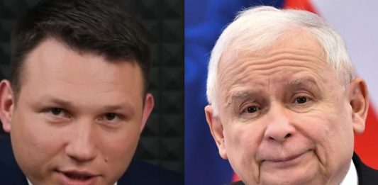 Sławomir Mentzen, Jarosław Kaczyński Źródło: YouTube, PAP, collage