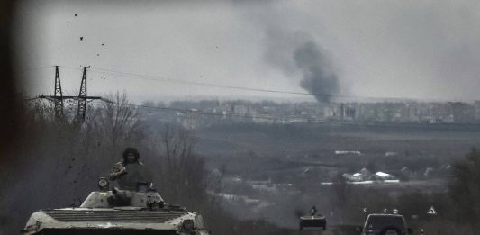 Walki o Bachmut. Foto: PAP/EPA