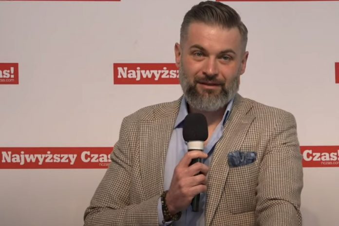 Roman Warszawski podczas XII Konferencji Prawicy Wolnościowej.