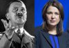 Adolf Hitler i Danielle Smith.