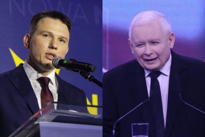 Sławomir Mentzen oraz Jarosław Kaczyński.