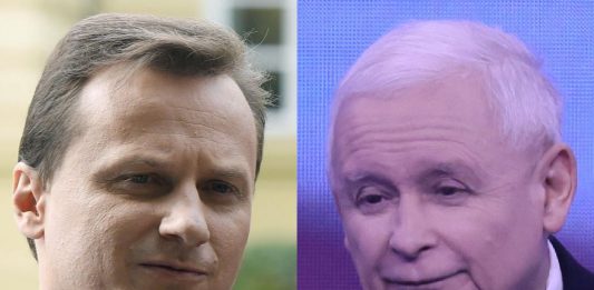 Tomasz Sommer oraz Jarosław Kaczyński.