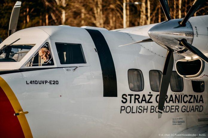 Samolot Turbolet L-410 polskie Straży Granicznej. Foto: tter/Straż Graniczna st. chor. Paweł Kowaleczko
