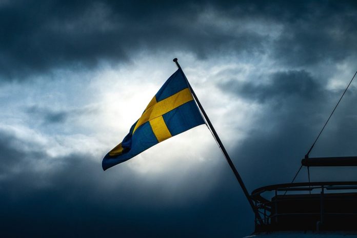 Flaga Szwecji.