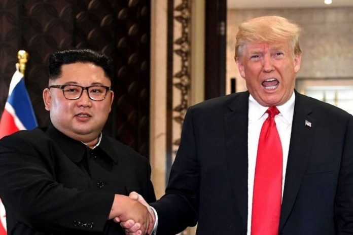 Kim Dzong Un i Donald Trump.