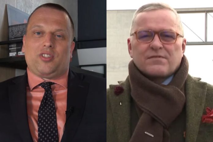 Leszek Szymowski, Cezary Gmyz Źródło: YouTube / Leszek Szymowski, YouTube /TVP, collage