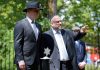 Prezydent Andrzej Duda i naczelny rabin Polski Michael Schudrich.
