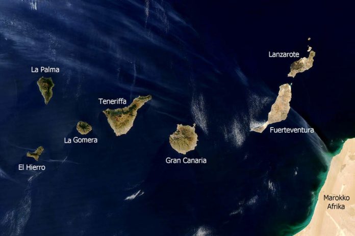 Wyspy Kanaryjskie. Foto: wikimedia/NASA