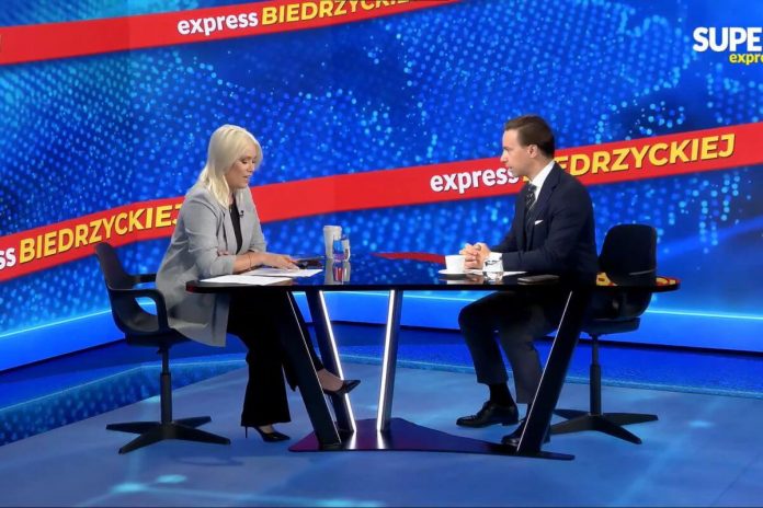 Kamila Biedrzycka i Krzysztof Bosak / Foto: screen YouTube/Super Express