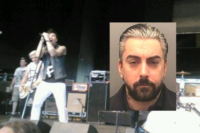 Ian-Watkins Ian Watkins, były frontman walijskiej grupy Lostprophets / Foto: Andy Boardman - LG Mytouch, CC BY-SA 3.0, Wikimedia Commons/BBC, UK Government, OGL 3, Wikimedia Commons (kolaż)