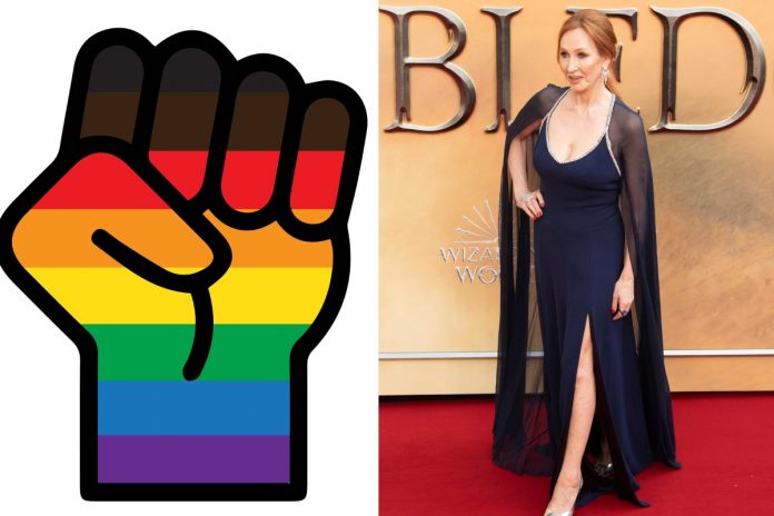 LGBT, J.K. Rowling Źródło: Pixabay, PAP/Newscom, collage