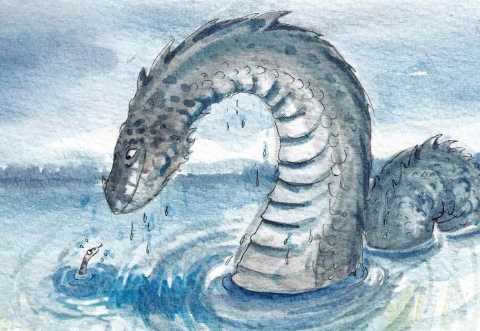 Potwór z Loch Ness. Ilustracja: Pixabay