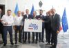 Od lewej: poseł PSL Dariusz Klimczak, poseł KO Marcin Kierwiński, przewodniczący PO Donald Tusk, przewodniczący klubu KO Borys Budka, przewodniczący Polski2050 Szymon Hołownia, wiceprzewodniczący Polski 2050 Michał Kobosko, senator KO Zygmunt Frankiewicz, prezes PSL Władysław Kosiniak-Kamysz oraz współprzewodniczący Nowej Lewicy Włodzimierz Czarzasty i Robert Biedroń podczas konferencji prasowej w Senacie w Warszawie.