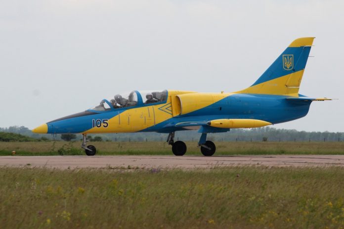 Samolot L-39 Albatros Ukraińskich Sił Powietrznych. Foto: wikimedia/Ministerstwo Obrony Ukrainy