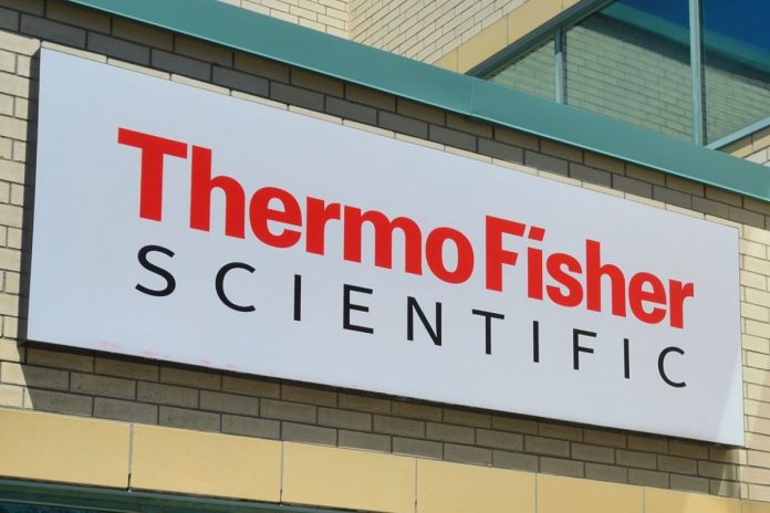 Logo Thermo Fisher Scientific.