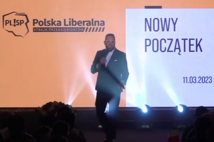 Paweł Tanajno / Foto: screen YouTube/Paweł Tanajno Polska Liberalna SP
