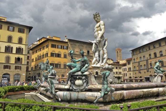 Fontanna Neptuna we Florencji. Zdjęcie: Pixabay